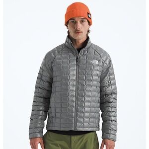 The North Face Men's Silver Thermoball Puffer Jacket